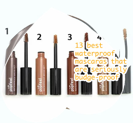 Brown waterproof mascara