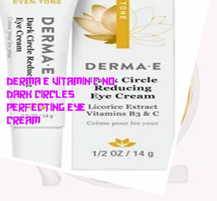 Derma e vitamin c eye cream