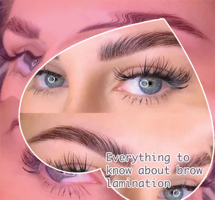Eyebrows laminated