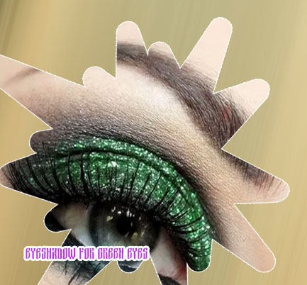 Eyeshadow colors for green eyes
