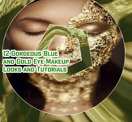 Gold makeup