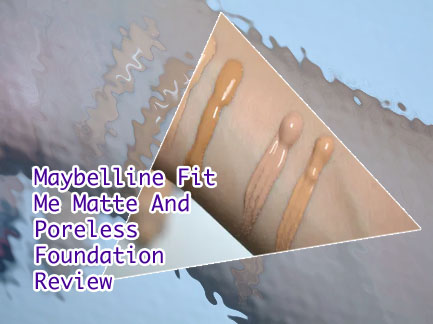 Maybelline matte poreless foundation swatches