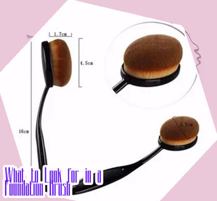 Powder foundation brush